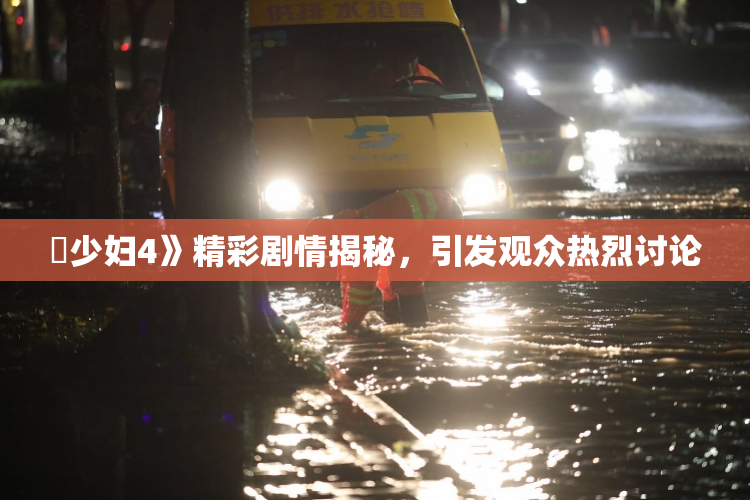 巜少妇4》精彩剧情揭秘，引发观众热烈讨论