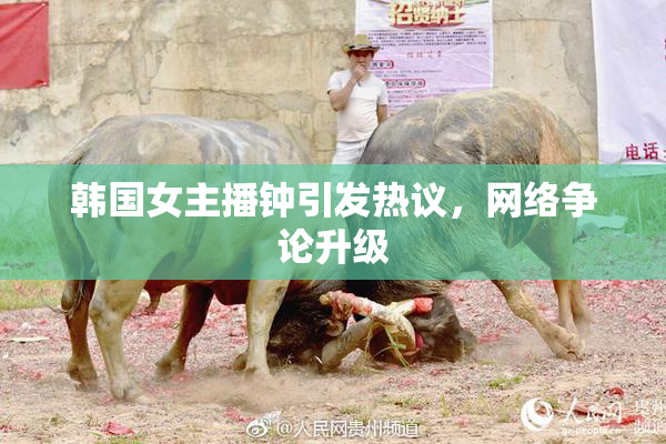 韩国女主播钟引发热议，网络争论升级