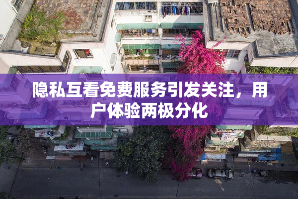 隐私互看免费服务引发关注，用户体验两极分化