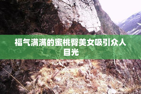 福气满满的蜜桃臀美女吸引众人目光