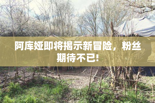 阿库娅即将揭示新冒险，粉丝期待不已!