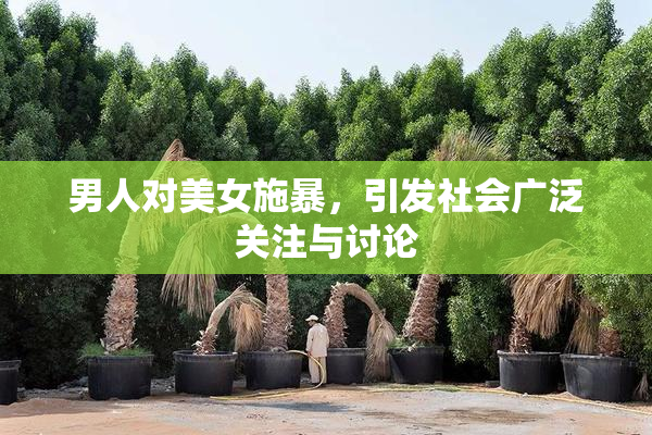 男人对美女施暴，引发社会广泛关注与讨论