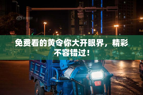 免费看的黄令你大开眼界，精彩不容错过！