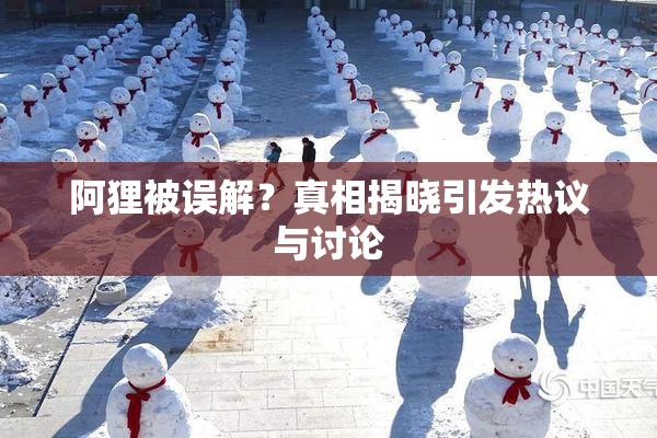 阿狸被误解？真相揭晓引发热议与讨论