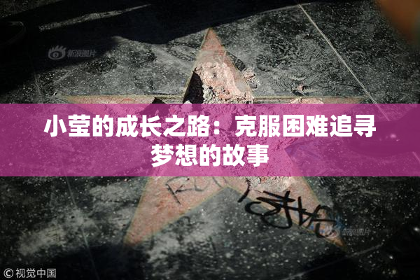 小莹的成长之路：克服困难追寻梦想的故事