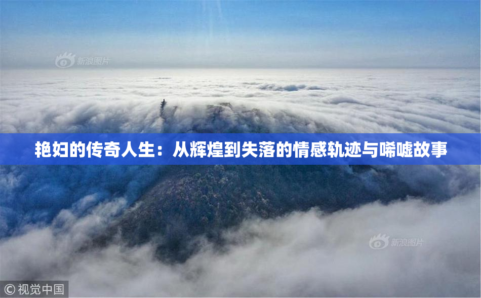艳妇的传奇人生：从辉煌到失落的情感轨迹与唏嘘故事