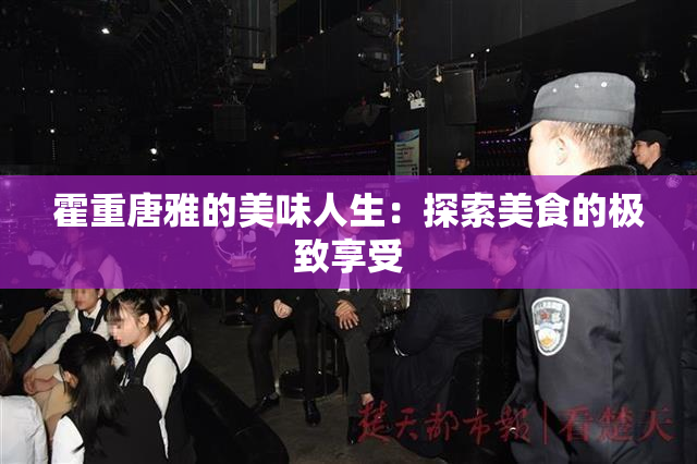 霍重唐雅的美味人生：探索美食的极致享受