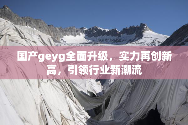 国产geyg全面升级，实力再创新高，引领行业新潮流