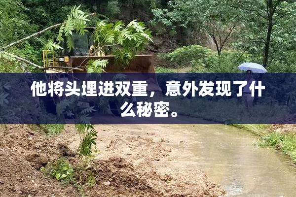 他将头埋进双重，意外发现了什么秘密。