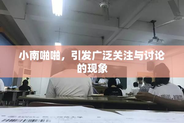 小南啪啪，引发广泛关注与讨论的现象