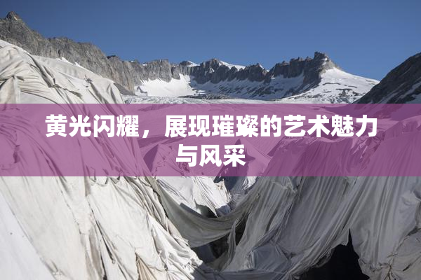 黄光闪耀，展现璀璨的艺术魅力与风采