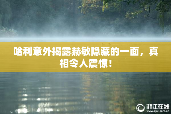 哈利意外揭露赫敏隐藏的一面，真相令人震惊！