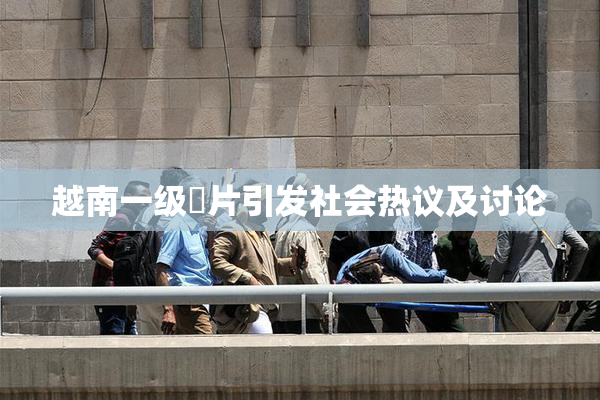 越南一级婬片引发社会热议及讨论