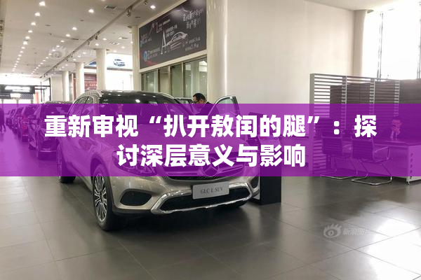 重新审视“扒开敖闰的腿”：探讨深层意义与影响