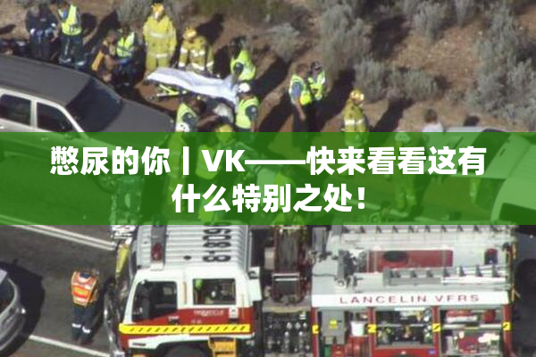 憋尿的你丨VK——快来看看这有什么特别之处！