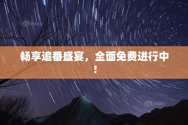 畅享追番盛宴，全面免费进行中！
