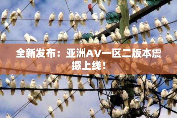 全新发布：亚洲AV一区二版本震撼上线！