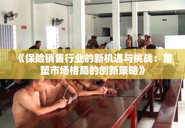 《保险销售行业的新机遇与挑战：重塑市场格局的创新策略》