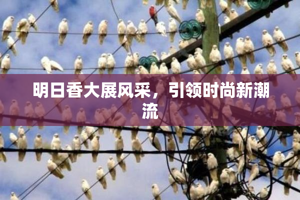 明日香大展风采，引领时尚新潮流