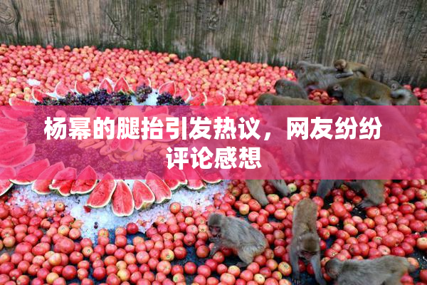 杨幂的腿抬引发热议，网友纷纷评论感想