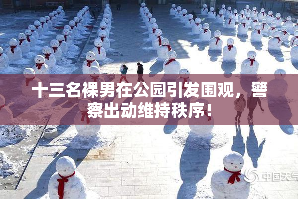 十三名裸男在公园引发围观，警察出动维持秩序！