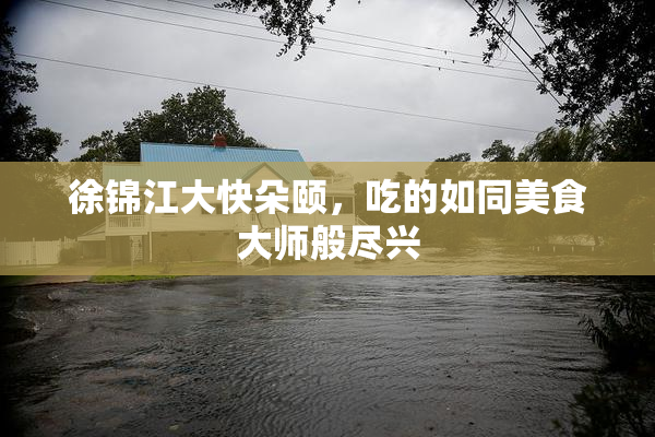 徐锦江大快朵颐，吃的如同美食大师般尽兴