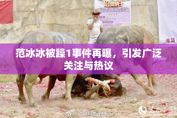 范冰冰被躁1事件再曝，引发广泛关注与热议