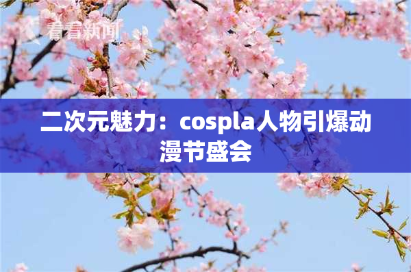 二次元魅力：cospla人物引爆动漫节盛会
