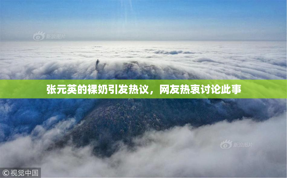 张元英的裸奶引发热议，网友热衷讨论此事