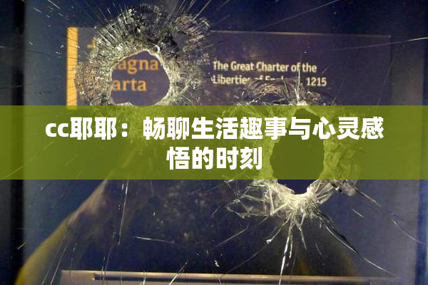 cc耶耶：畅聊生活趣事与心灵感悟的时刻