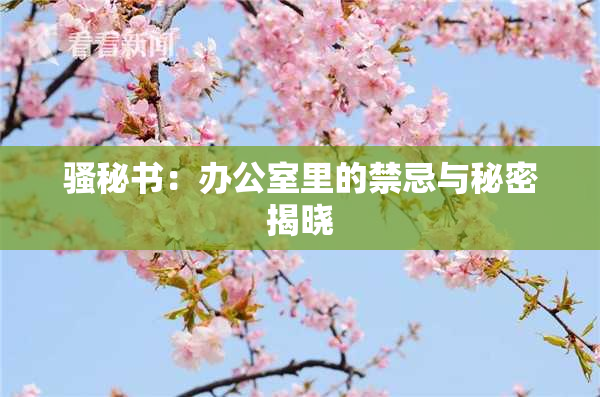 骚秘书：办公室里的禁忌与秘密揭晓