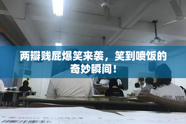 两瓣贱屁爆笑来袭，笑到喷饭的奇妙瞬间！