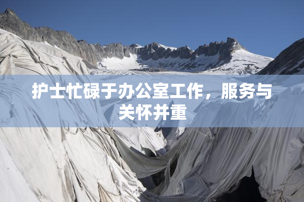 护士忙碌于办公室工作，服务与关怀并重