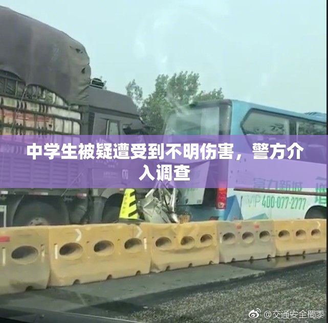 中学生被疑遭受到不明伤害，警方介入调查