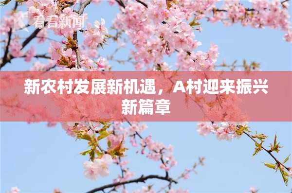 新农村发展新机遇，A村迎来振兴新篇章