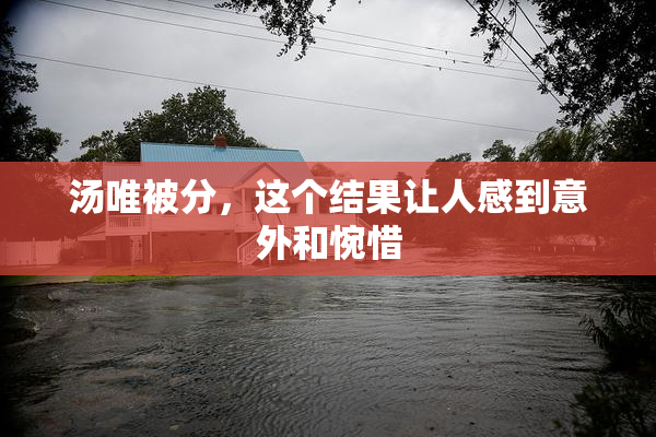 汤唯被分，这个结果让人感到意外和惋惜