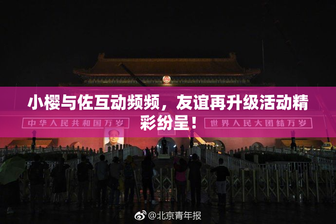 小樱与佐互动频频，友谊再升级活动精彩纷呈！