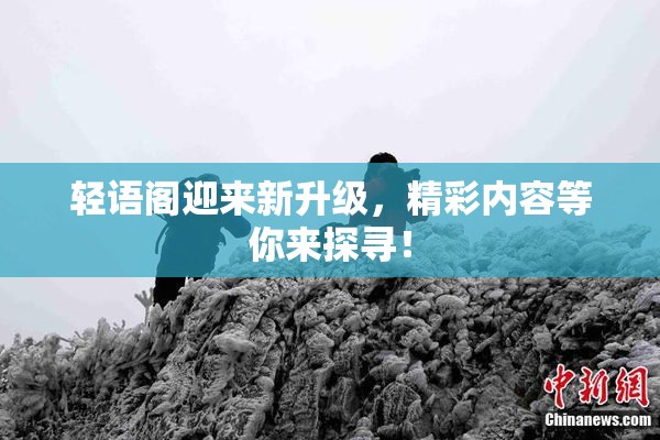 轻语阁迎来新升级，精彩内容等你来探寻！
