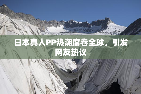 日本真人PP热潮席卷全球，引发网友热议