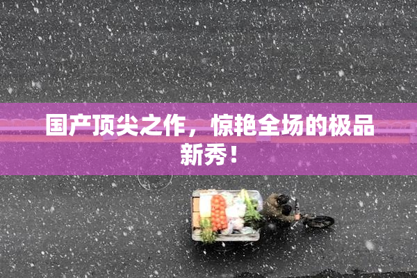 国产顶尖之作，惊艳全场的极品新秀！