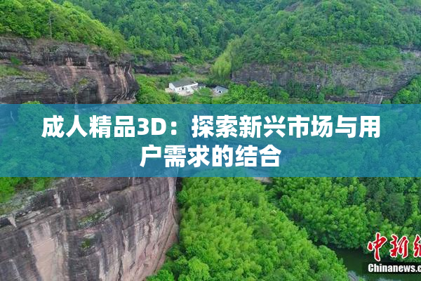 成人精品3D：探索新兴市场与用户需求的结合