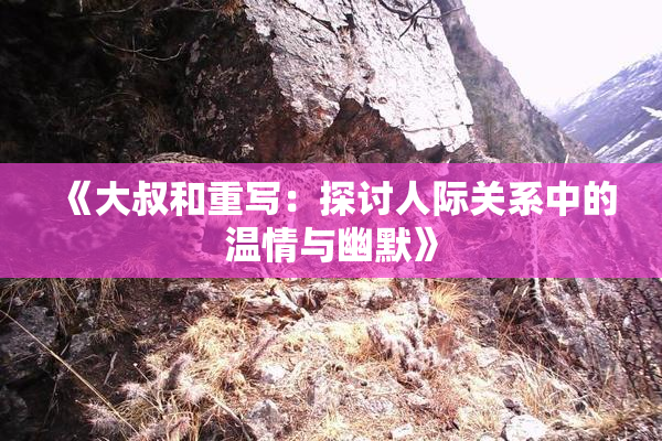 《大叔和重写：探讨人际关系中的温情与幽默》