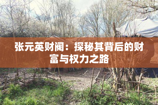 张元英财阀：探秘其背后的财富与权力之路