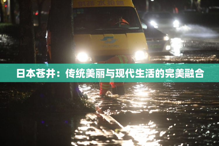 日本苍井：传统美丽与现代生活的完美融合