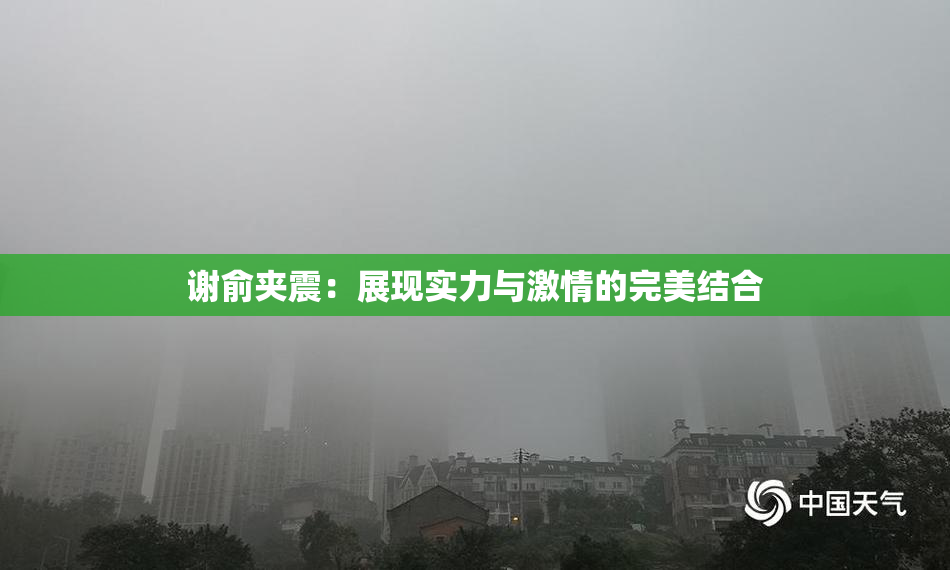 谢俞夹震：展现实力与激情的完美结合