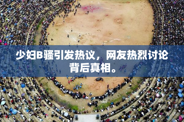 少妇B骚引发热议，网友热烈讨论背后真相。