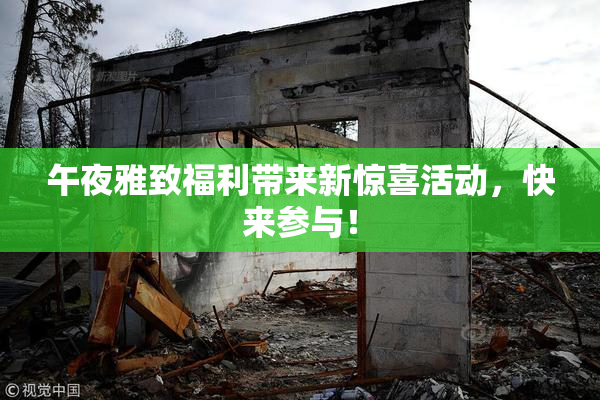 午夜雅致福利带来新惊喜活动，快来参与！