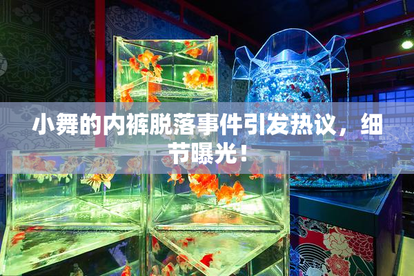 小舞的内裤脱落事件引发热议，细节曝光！