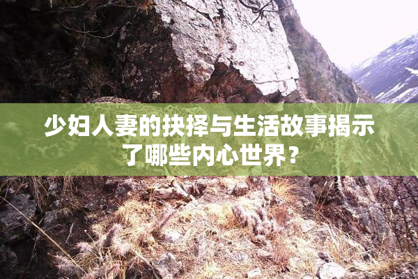 少妇人妻的抉择与生活故事揭示了哪些内心世界？