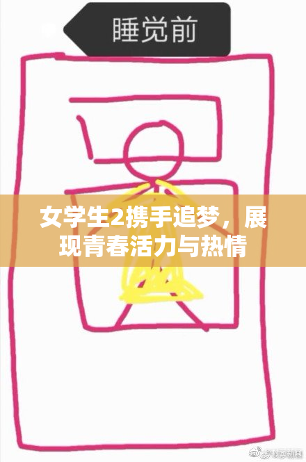 女学生2携手追梦，展现青春活力与热情
